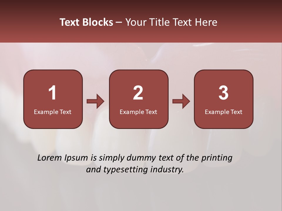 False Jaw PowerPoint Template