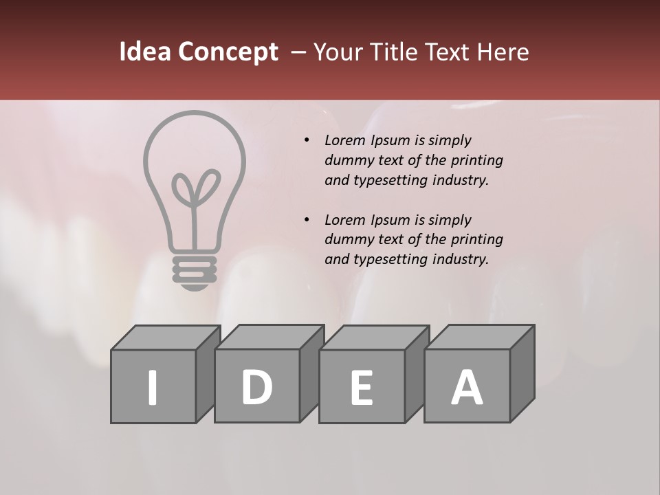 False Jaw PowerPoint Template