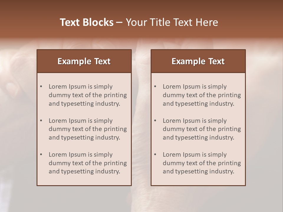 Human Support PowerPoint Template