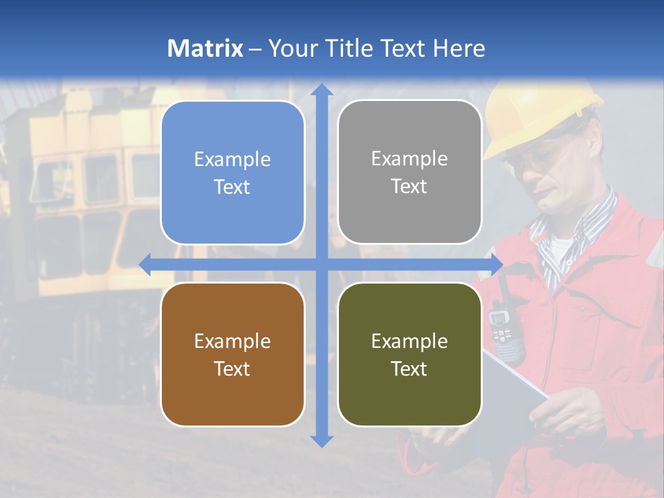 Quarry Engineer PowerPoint Template