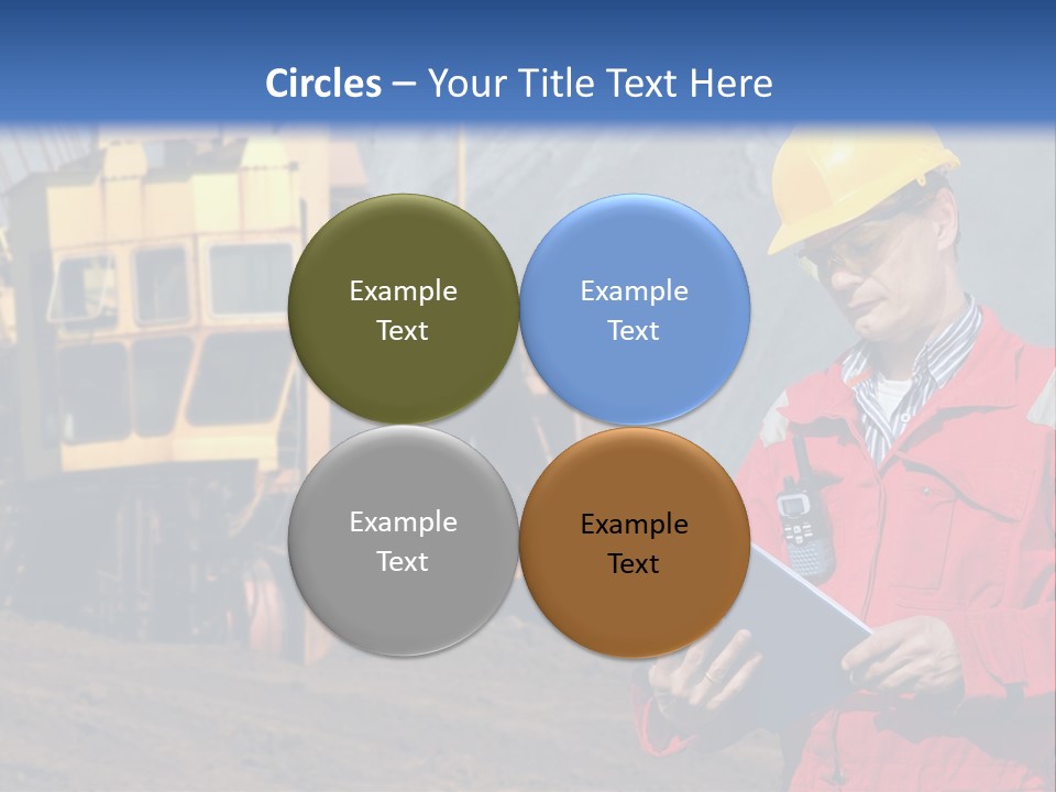 Quarry Engineer PowerPoint Template