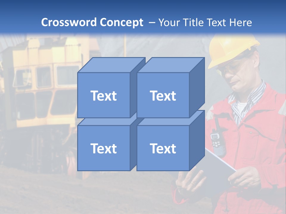 Quarry Engineer PowerPoint Template