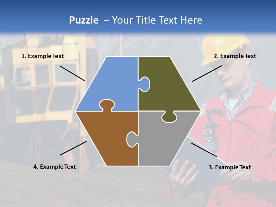 Quarry Engineer PowerPoint Template