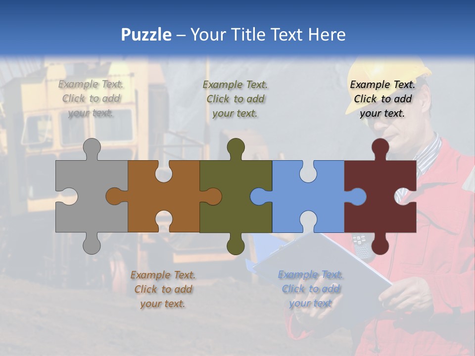 Quarry Engineer PowerPoint Template