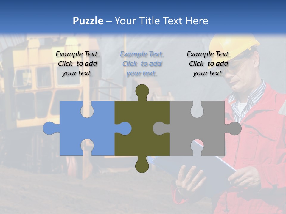 Quarry Engineer PowerPoint Template