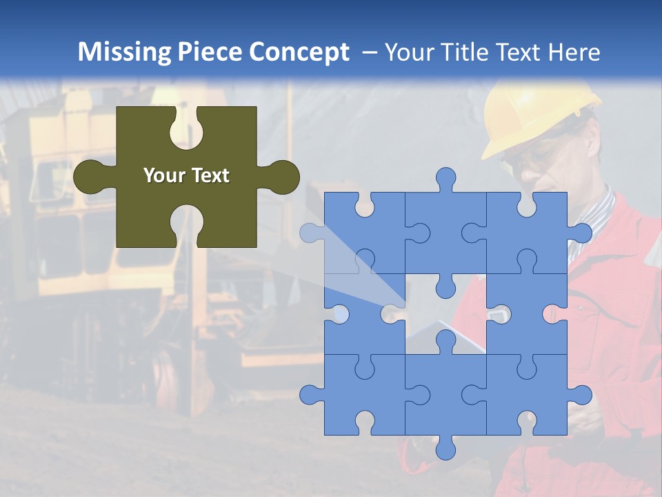 Quarry Engineer PowerPoint Template