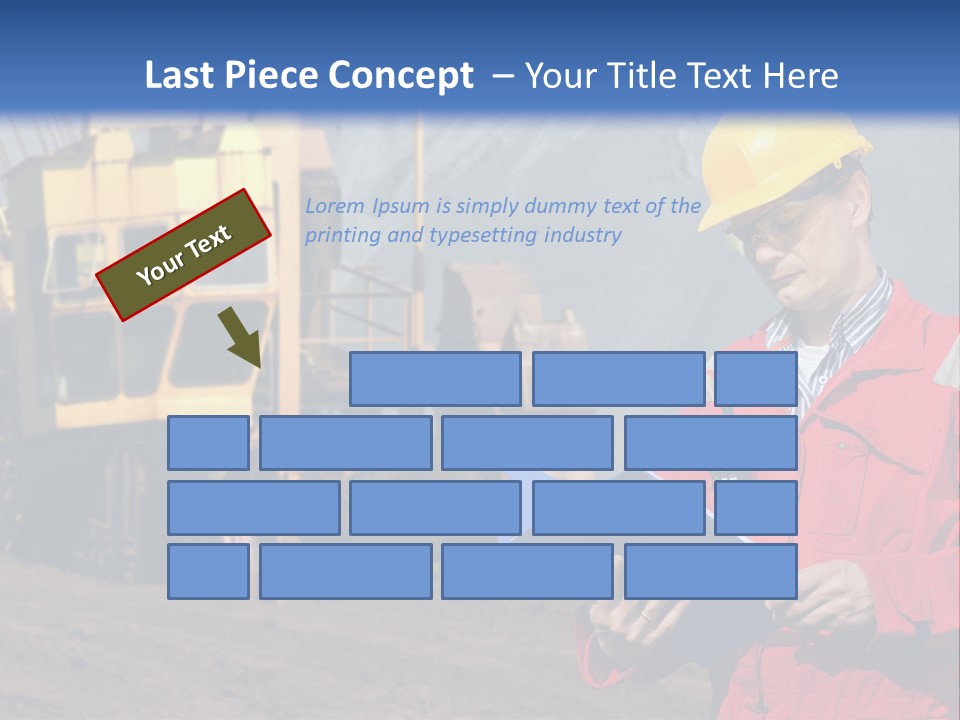 Quarry Engineer PowerPoint Template