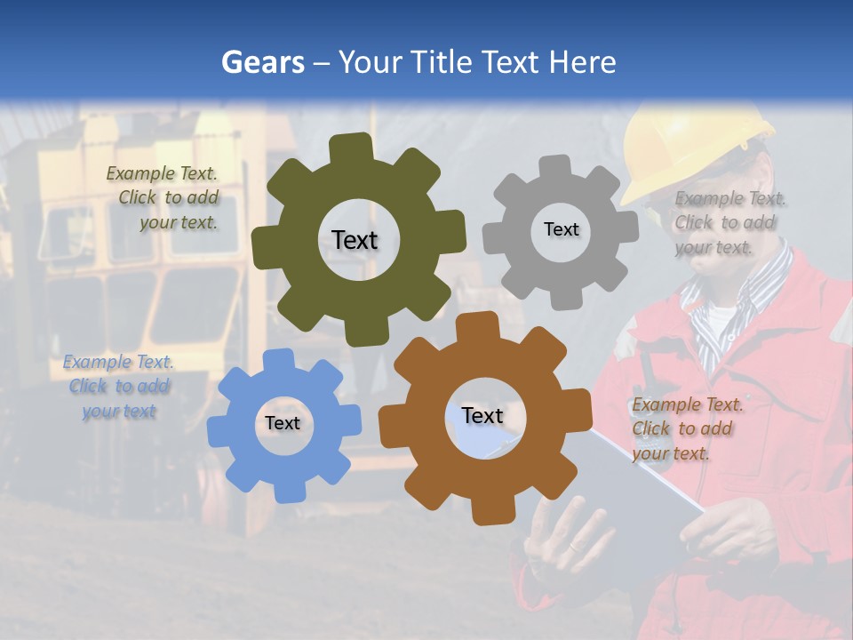 Quarry Engineer PowerPoint Template