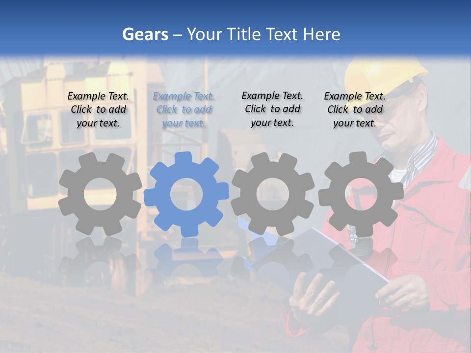 Quarry Engineer PowerPoint Template