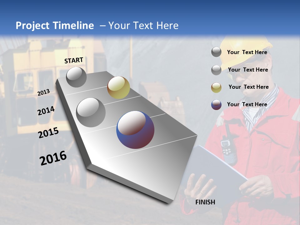 Quarry Engineer PowerPoint Template