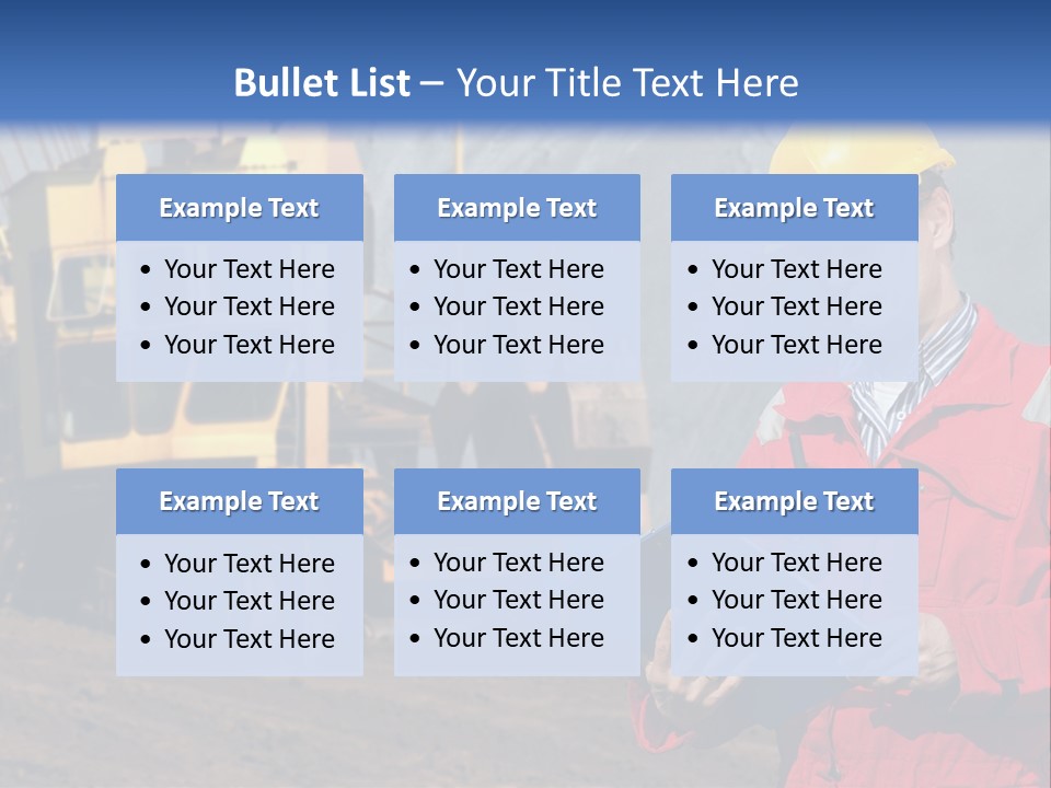 Quarry Engineer PowerPoint Template