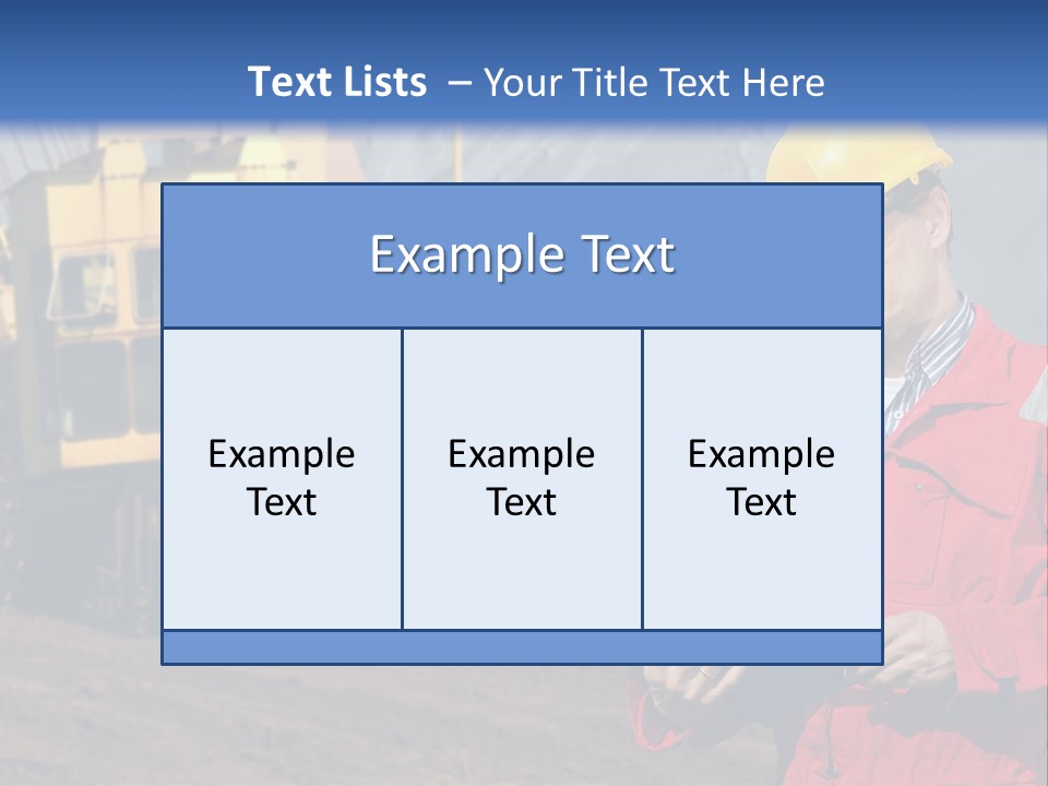 Quarry Engineer PowerPoint Template