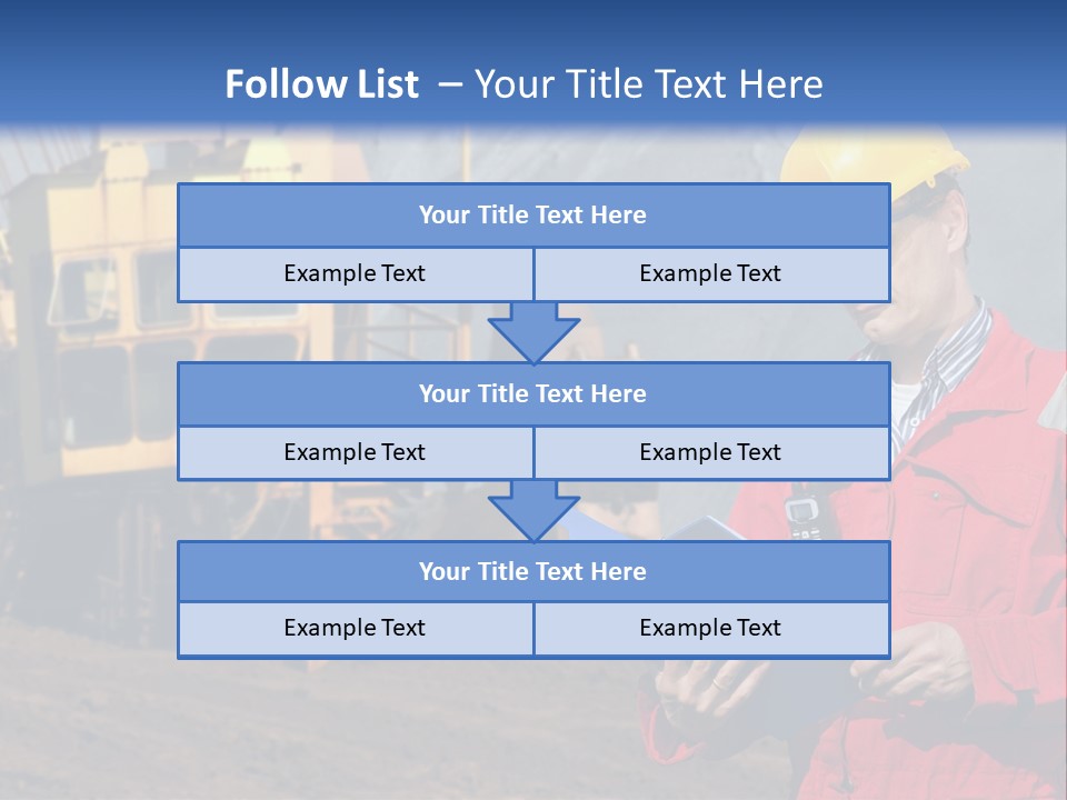 Quarry Engineer PowerPoint Template