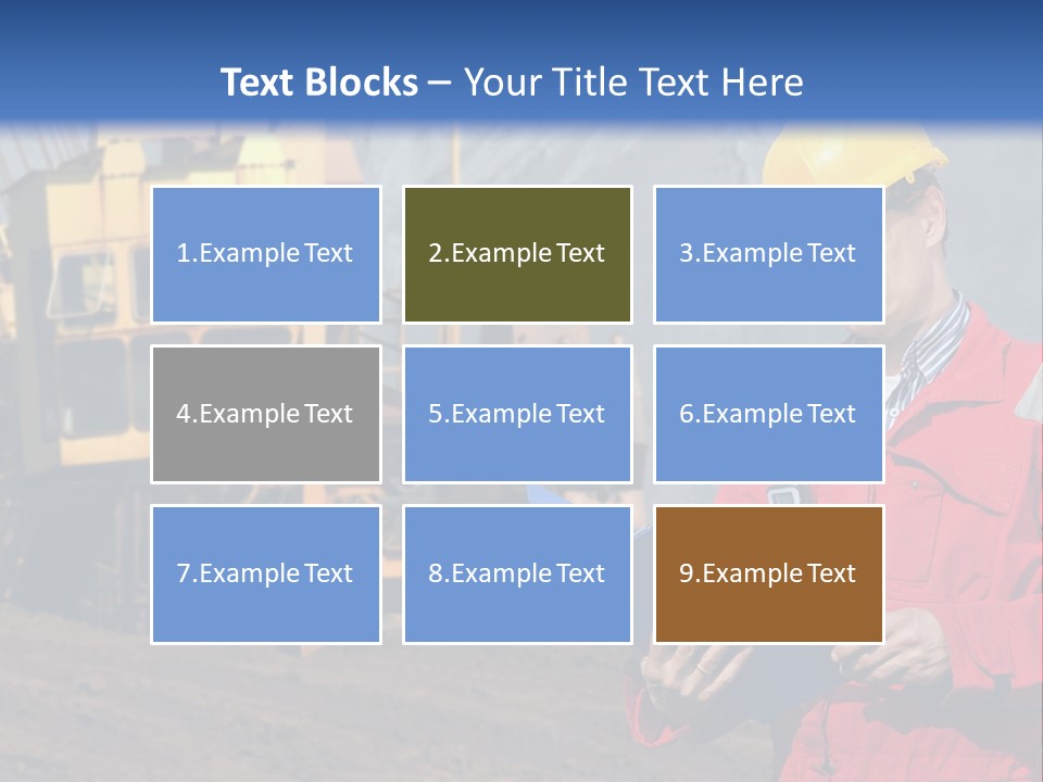 Quarry Engineer PowerPoint Template