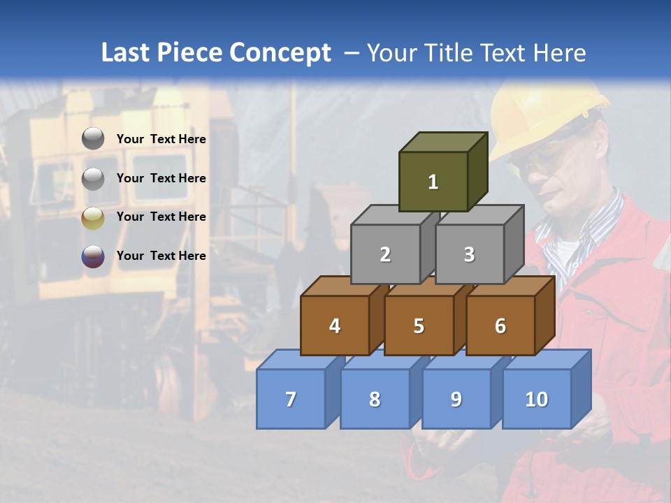 Quarry Engineer PowerPoint Template