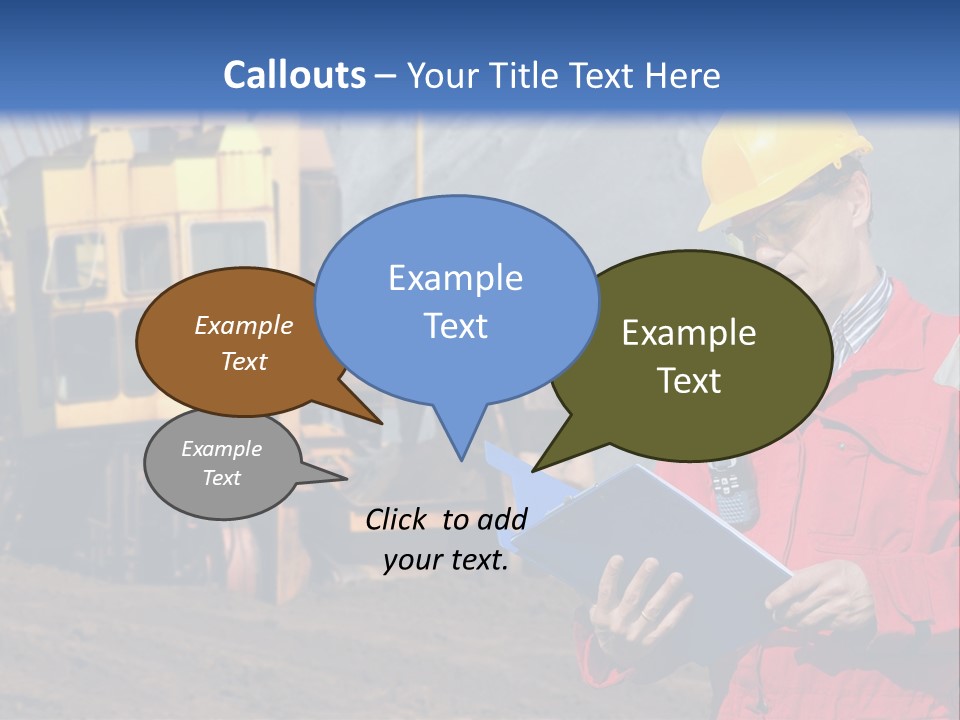 Quarry Engineer PowerPoint Template