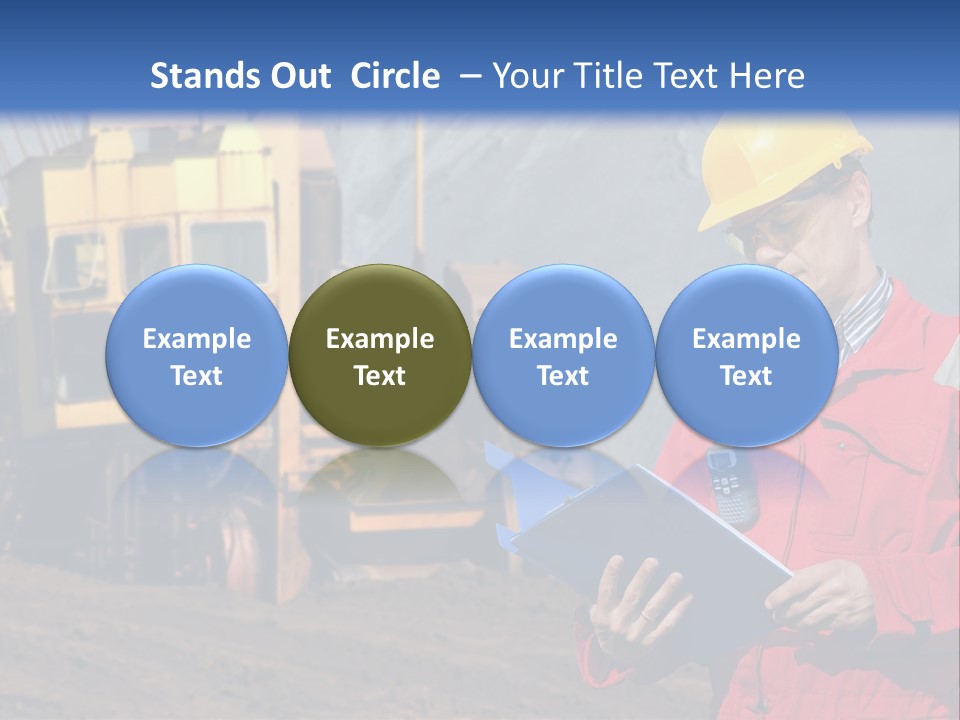Quarry Engineer PowerPoint Template