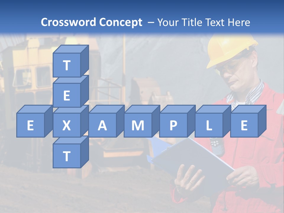 Quarry Engineer PowerPoint Template