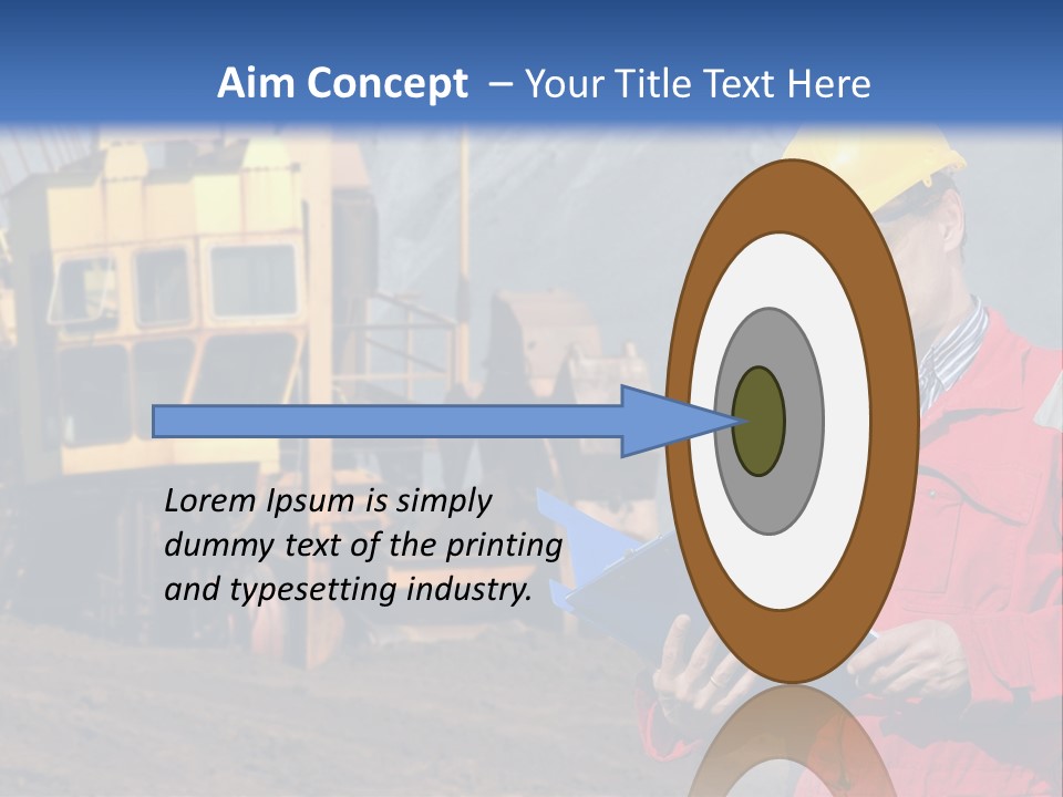 Quarry Engineer PowerPoint Template