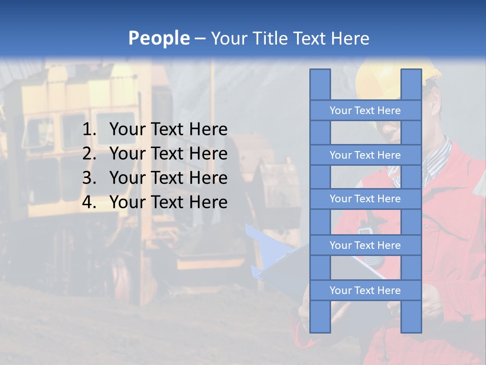 Quarry Engineer PowerPoint Template