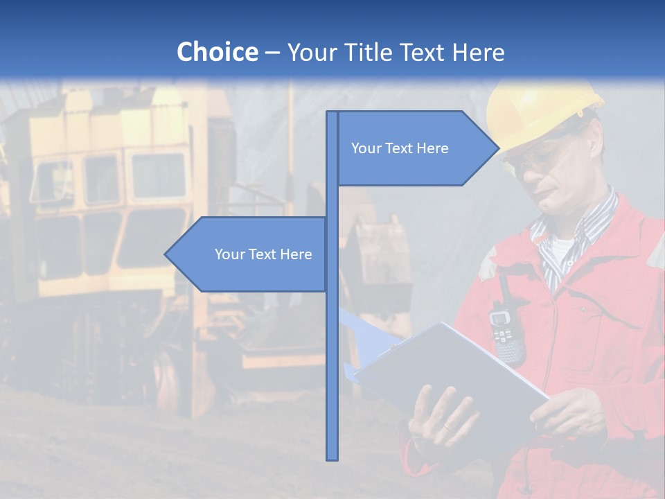 Quarry Engineer PowerPoint Template