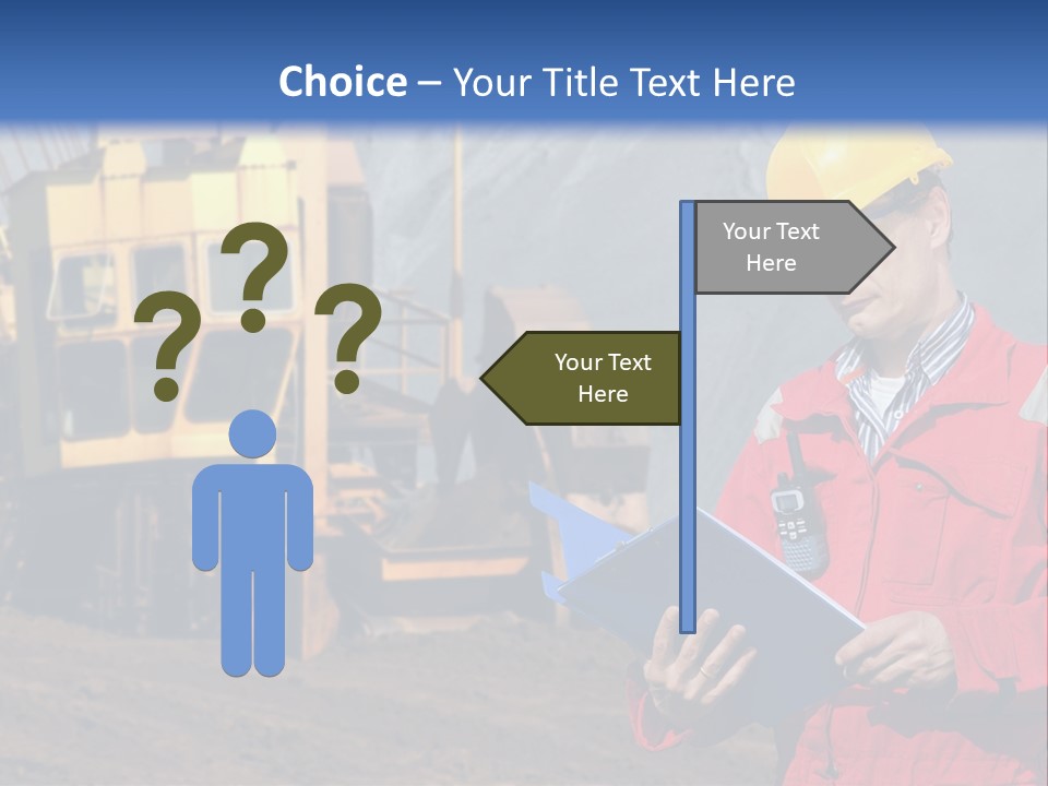 Quarry Engineer PowerPoint Template