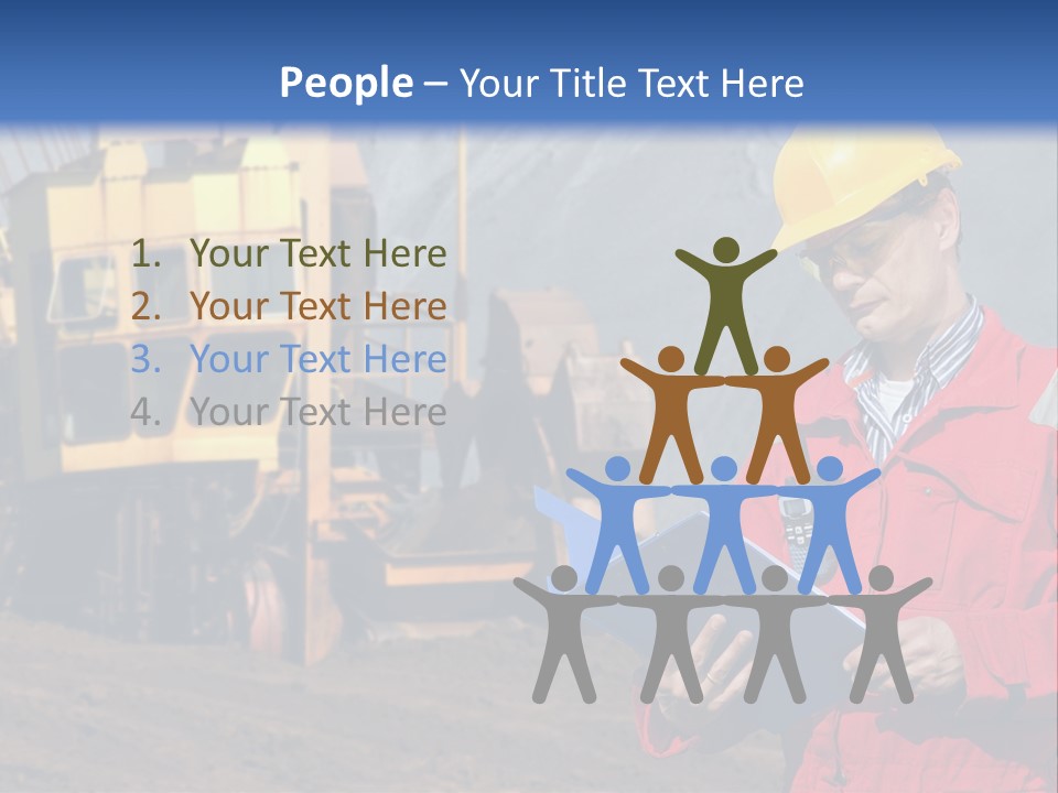 Quarry Engineer PowerPoint Template