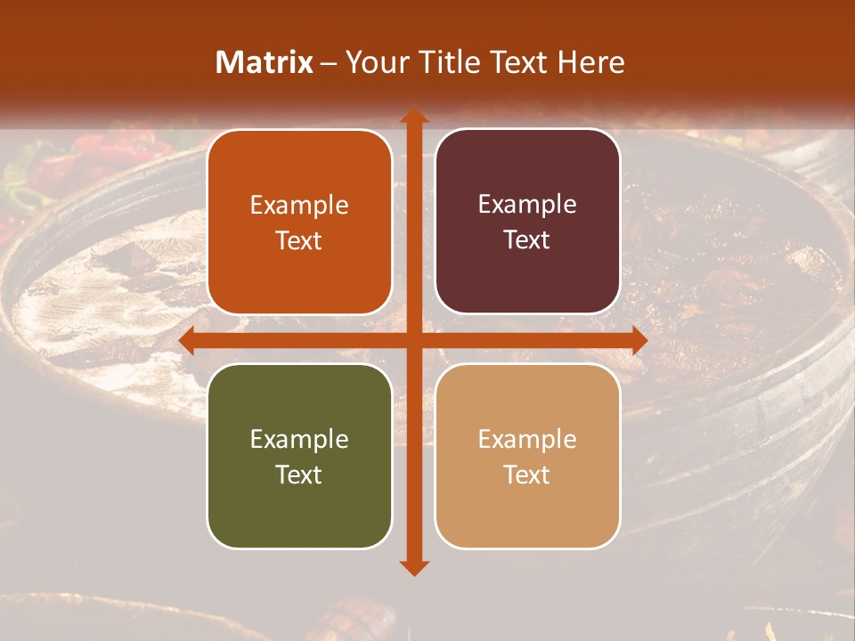 Meat In Spicy Sauce PowerPoint Template
