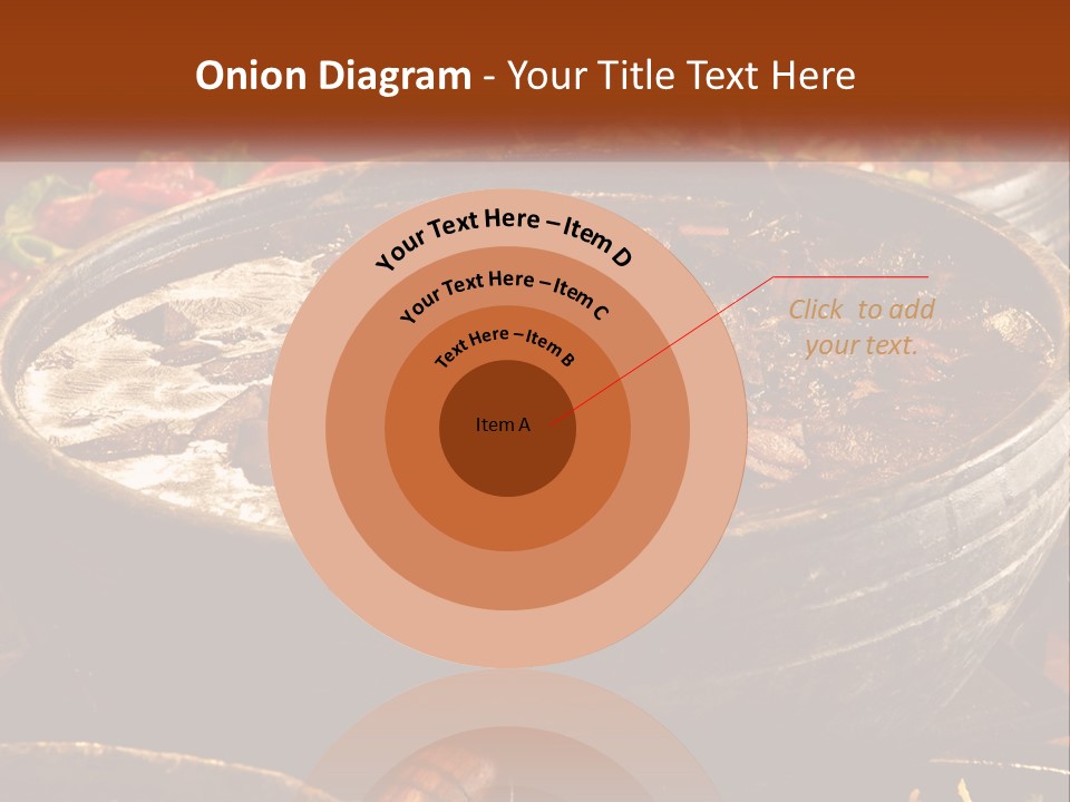Meat In Spicy Sauce PowerPoint Template