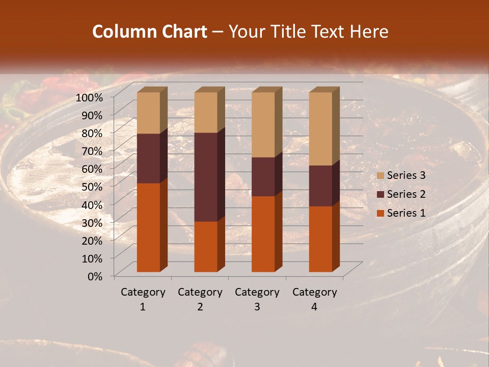Meat In Spicy Sauce PowerPoint Template