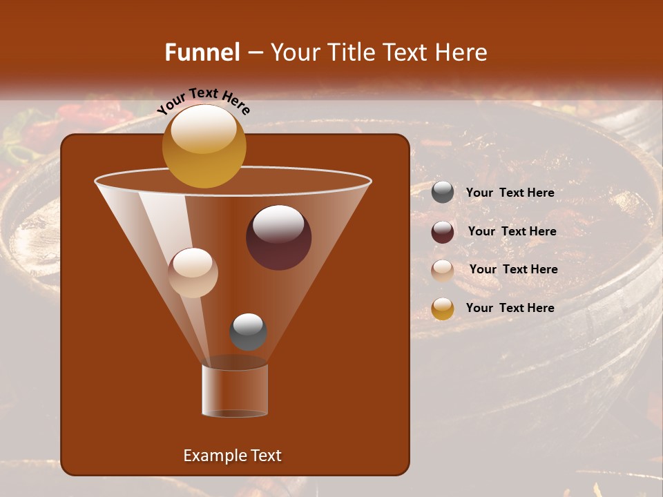 Meat In Spicy Sauce PowerPoint Template