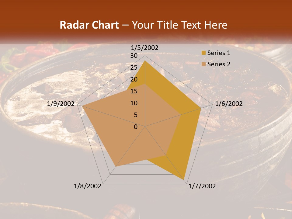 Meat In Spicy Sauce PowerPoint Template