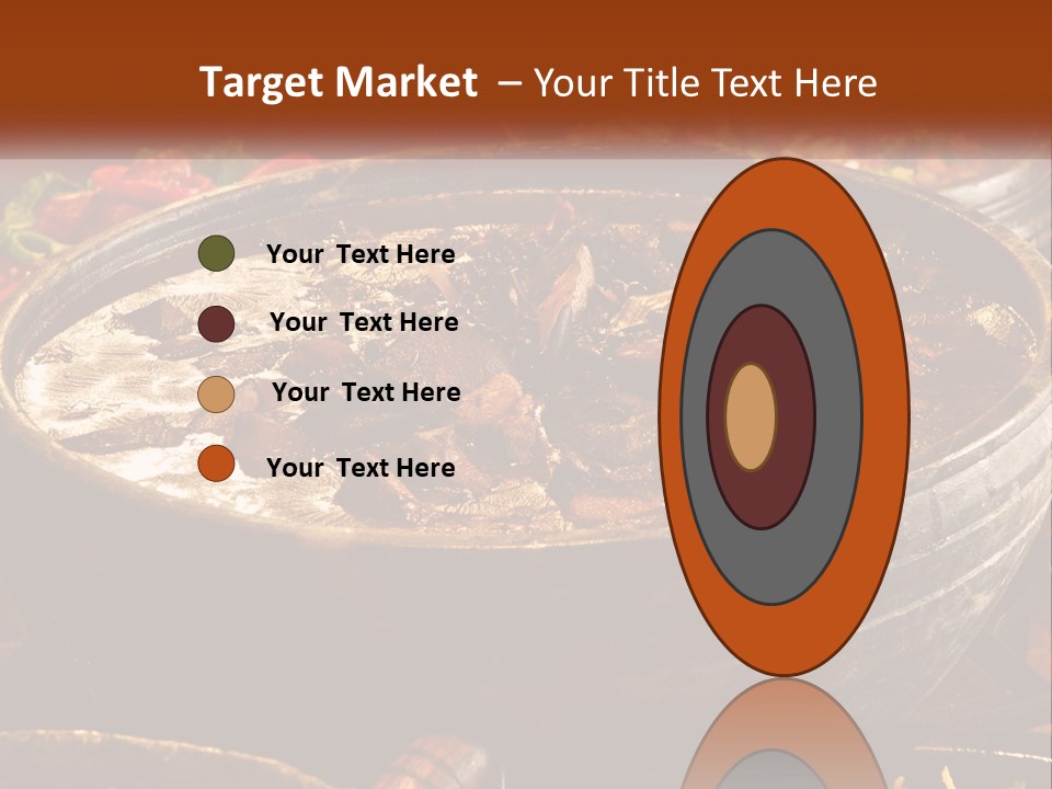Meat In Spicy Sauce PowerPoint Template