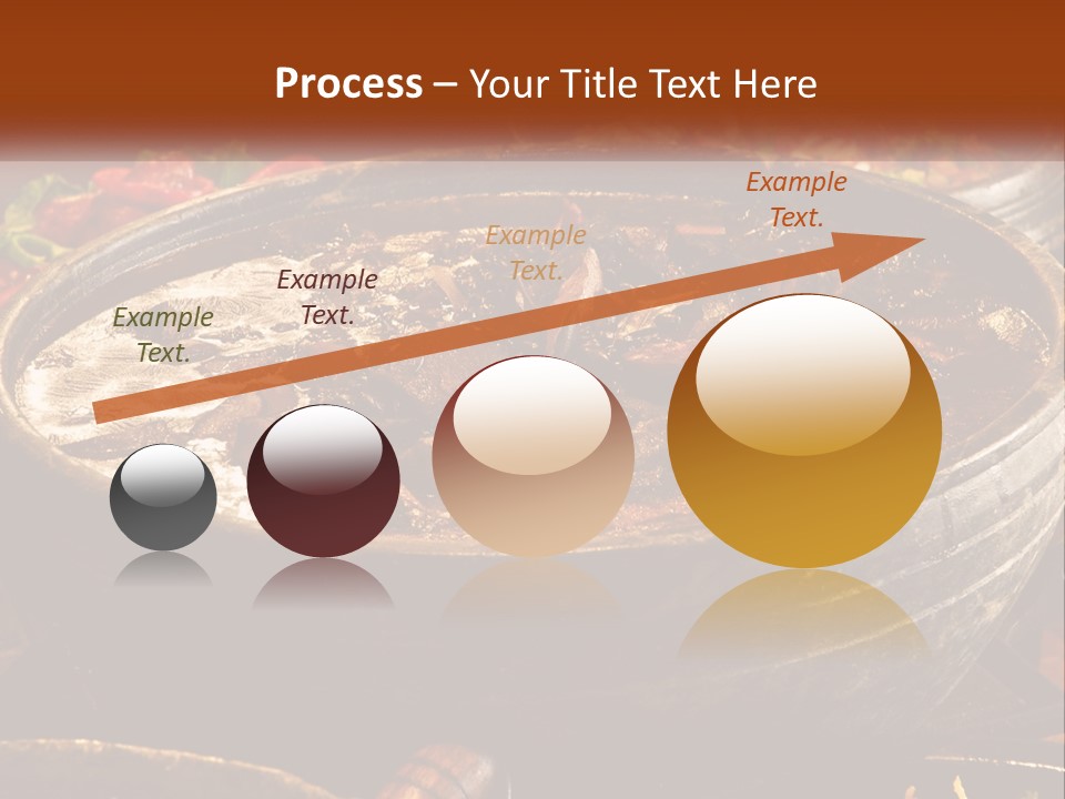 Meat In Spicy Sauce PowerPoint Template