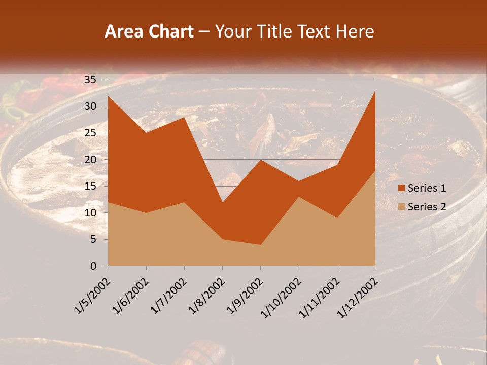 Meat In Spicy Sauce PowerPoint Template