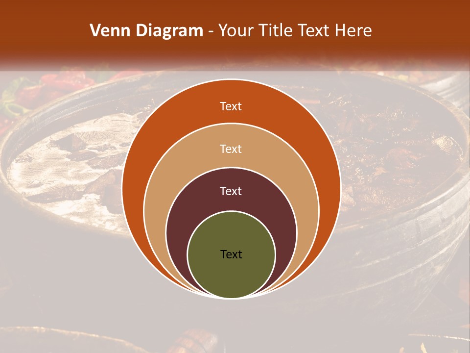 Meat In Spicy Sauce PowerPoint Template
