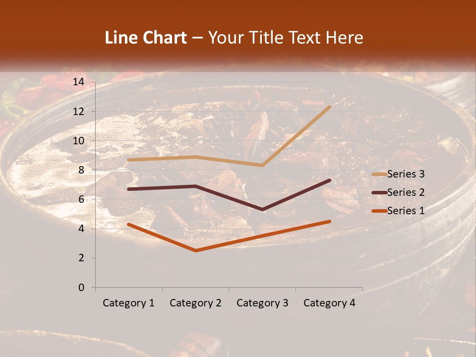 Meat In Spicy Sauce PowerPoint Template