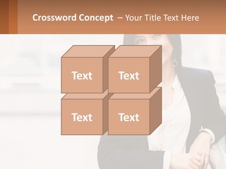 Business Girl PowerPoint Template