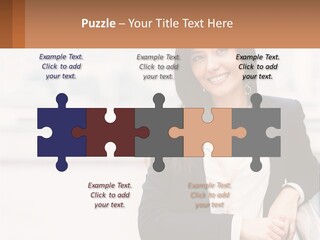 Business Girl PowerPoint Template