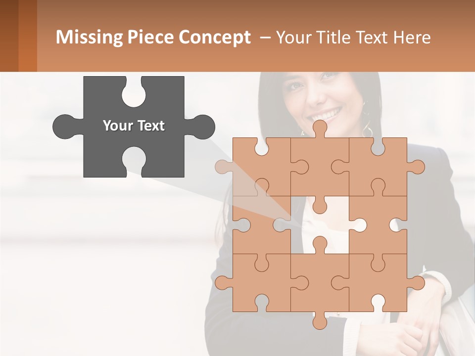 Business Girl PowerPoint Template