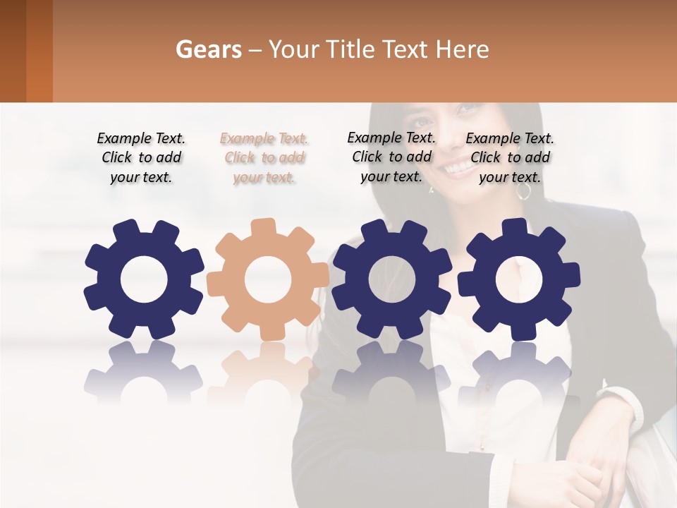 Business Girl PowerPoint Template