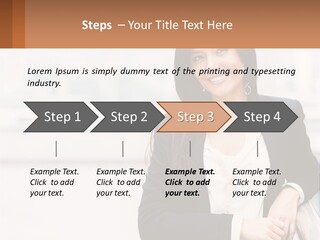 Business Girl PowerPoint Template