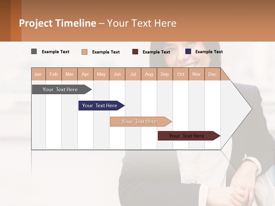 Business Girl PowerPoint Template