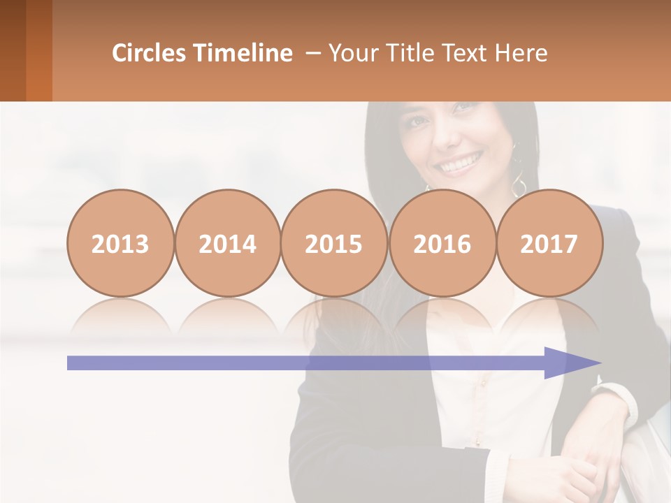 Business Girl PowerPoint Template