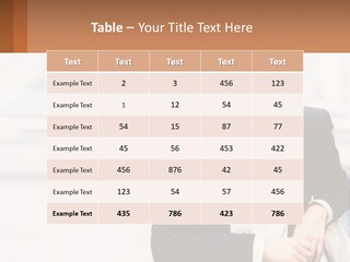 Business Girl PowerPoint Template