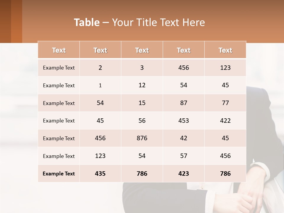 Business Girl PowerPoint Template