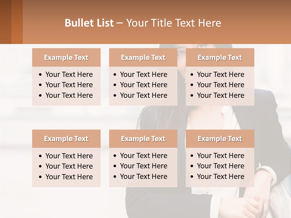 Business Girl PowerPoint Template