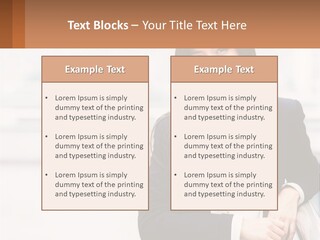 Business Girl PowerPoint Template