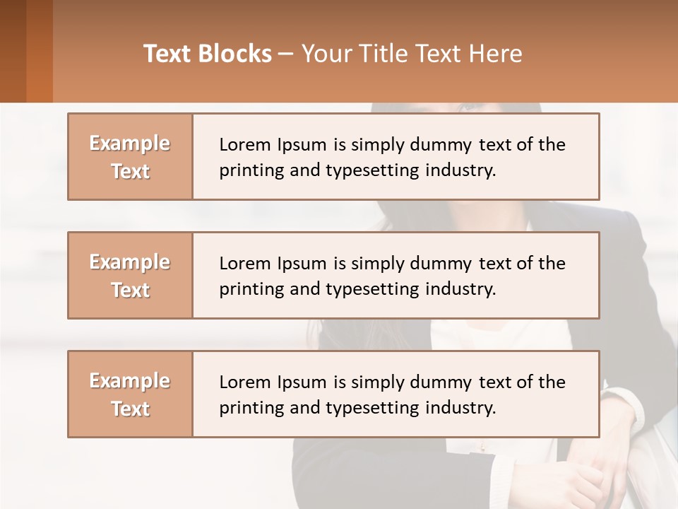 Business Girl PowerPoint Template