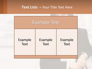 Business Girl PowerPoint Template